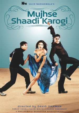 Poster Nonton Mujhse Shaadi Karogi (2004) Sub Indo jf